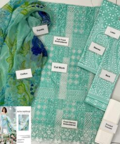 Introducing the Sana Safinaz SS-747 Lawn Shifli Embroidered 3 Piece Suit, a perfect blend of premium lawn fabric, elegant shifli embroidery, and modern prints. Designed for women who appreciate designer-inspired fashion with comfort, this outfit is ideal for summer wear.