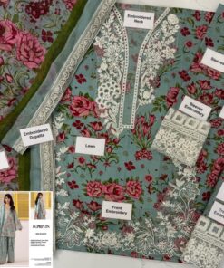 Introducing the Maria B MB-768 Printed Lawn 3 Piece Suit, a perfect blend of modern prints and subtle embroidery detailing. Designed for women who love lightweight yet stylish outfits, this suit is ideal for summer wear with a graceful and trendy look.