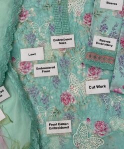 Introducing the Maria B MB-751 Printed Lawn Chikankari 3 Piece Suit, a perfect fusion of modern digital prints, traditional chikankari embroidery, and stylish laser work. This outfit is designed for women who want a graceful and trendy summer look with a premium designer feel.