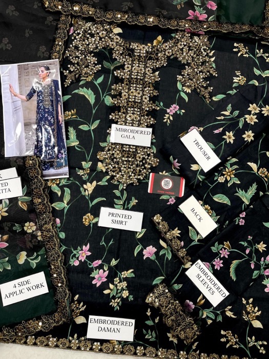 Introducing the Iznik IZ-750 Embroidered Lawn 3 Piece Suit, a stunning outfit that combines digital prints with heavy embroidery and intricate handwork. Designed for women who love luxury fashion with modern detailing, this suit is perfect for summer and semi-formal occasions.