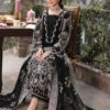 Kahf KF-754 embroidered suit with organza dupatta