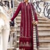 Maria B MB-757 chikankari embroidered lawn suit with silk dupatta
