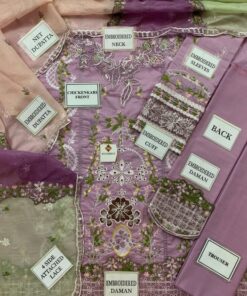 Introducing the Qalamkar QM-758 Luxury Chikankari Collection 2026, one of the most beautiful and premium outfits designed for women who love heavy embroidery with a luxurious finish. This suit is a perfect combination of traditional chikankari craftsmanship, laser work, and modern styling, making it ideal for festive and semi-formal occasions.