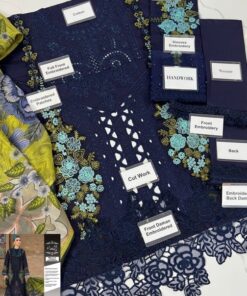 Introducing the Maria B MB-762 Chikankari Cotton 3 Piece Suit from Alnisa Embroidery Collection, a beautiful outfit designed for women who love fine chikankari embroidery with a modern silk dupatta touch. This suit perfectly blends traditional craftsmanship with contemporary elegance, making it ideal for summer and semi-formal occasions.