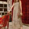 Maria B MB-759 chikankari cotton suit with silk dupatta