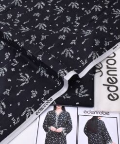 Edenrobe ED-12 2 Piece Allover Lawn Unstitched Suit Digital Printed Premium