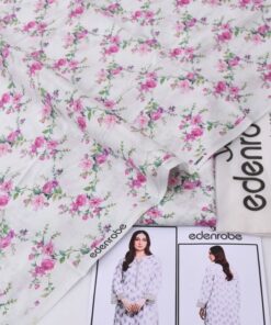 Edenrobe ED-11 2 Piece Allover Lawn Unstitched Suit Digital Printed Premium