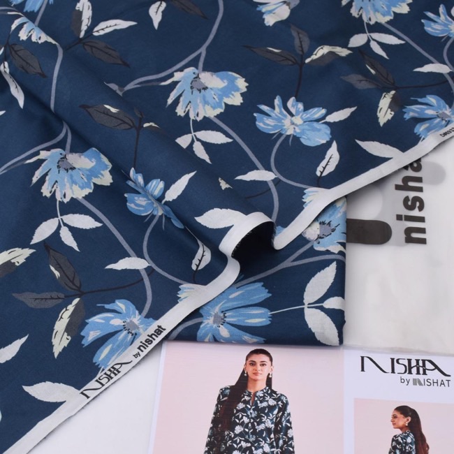Nishat NT-28 2 Piece Allover Lawn Unstitched Suit Digital Printed Premium