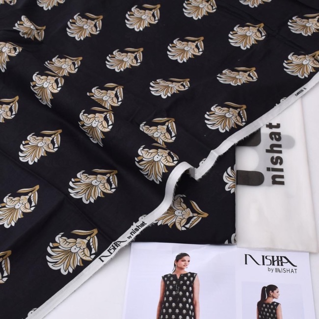 Nishat NT-32 2 Piece Allover Lawn Unstitched Suit Digital Printed Premium