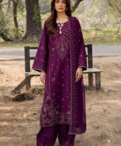 Batik IA-126 Embroidered Lawn Suit with Cotton Net Dupatta