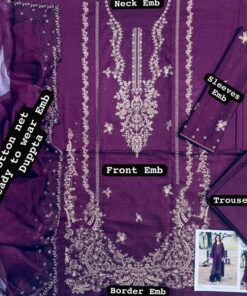 The Batik IA-126 Lawn 3 Piece Suit is a perfect combination of premium lawn fabric, detailed embroidery, and a stylish ready-to-wear dupatta. Designed for women who appreciate elegance with comfort, this outfit offers a complete designer look for summer wear.