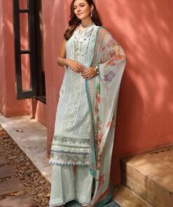 Noor By Sadia NS-767 chikankari lawn suit with silk dupatta