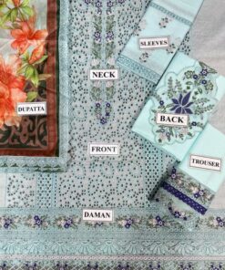 Introducing the Noor By Sadia NS-767 Chikankari Lawn Cotton 3 Piece Suit, a beautifully crafted outfit designed for women who love classic chikankari embroidery with a modern elegant touch. This suit is perfect for those who prefer minimal yet graceful fashion for summer and semi-formal wear.