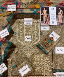 Introducing the Zainab Chottani ZC-774 Premium Lawn 2026 Suit, a beautifully designed outfit crafted for women who love fine cross stitch embroidery with modern detailing. This suit reflects a perfect balance of designer elegance and everyday comfort, making it ideal for summer and semi-formal wear.