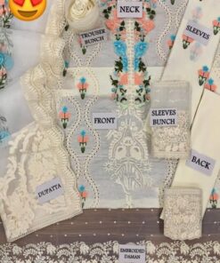 Introducing the Crimson CM-779 Heavy Embroidered Lawn 3 Piece Suit, a premium outfit designed for women who love rich schiffli embroidery, multi-thread detailing, and sparkling spangle work. This suit is a perfect combination of traditional craftsmanship and modern luxury styling, making it ideal for festive and formal occasions.