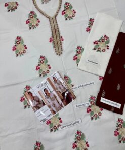 Upgrade your summer wardrobe with the elegant and breathable Ethnic ET-81 Two Piece Embroidered Lawn Suit, designed for modern women who love a perfect blend of style, comfort, and tradition. This beautiful two-piece outfit features premium lawn fabric with intricate embroidery, making it ideal for casual wear, semi-formal gatherings, and everyday elegance during the hot season.