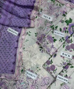 Introducing the Nureh NR-783 Lawn 3 Piece Suit, a beautifully designed outfit perfect for women who love simple elegance with everyday comfort. This suit combines soft lawn fabric with a graceful chiffon dupatta, making it an ideal choice for summer wear and casual to semi-formal occasions.