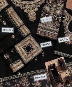 Step into sophistication with the Jazmin JZ-797 Premium Chiffon Embroidered 3 Piece Suit, designed for women who love luxury, elegance, and premium quality fabric. This outfit is perfect for weddings, parties, and festive occasions, offering a graceful and stylish look. Made with high-quality chiffon, this suit gives a soft, flowy feel while the heavy embroidery work adds a rich and eye-catching finish.