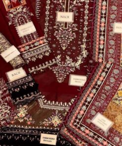 Experience true elegance with the Maria B MB-798 Premium Chiffon Heavy Embroidered 3 Piece Suit, a masterpiece designed for women who love luxury fashion and detailed craftsmanship. This premium version features heavy spangle embroidery, hand embellishments, and fancy tulles attachments, making it perfect for weddings, parties, and festive events.