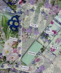 Upgrade your wardrobe with the Elaf EF-796 Luxury Lawn Embroidered 3 Piece Suit, a perfect combination of elegance, comfort, and modern fashion. Designed for women who appreciate premium quality lawn fabric and intricate detailing, this outfit is ideal for summer wear, casual gatherings, and festive occasions. The soft texture of lawn fabric keeps you cool, while the heavy embroidery work adds a luxurious touch.