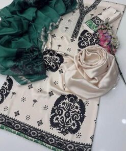 The Ethnic NT-991 Ladies Silk Digital Printed 3 Piece Suit is a graceful combination of luxury, elegance, and modern design. Crafted for women who value both comfort and style, this outfit features premium silk fabric enhanced with vibrant digital prints. Whether you are preparing for a festive occasion or a formal gathering, this suit offers a refined and stylish appearance that never goes out of trend.