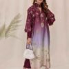 Ethnic NT-986 tie n die digital printed shamooz silk suit with silk dupatta
