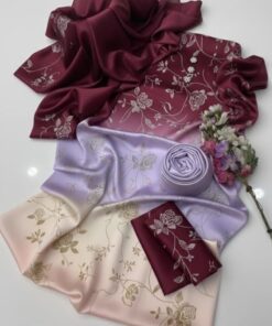 The Ethnic NT-986 Tie N Die Digital Printed 3PC Shamooz Silk Suit is a perfect example of modern elegance combined with luxurious fabric. Designed for women who love bold patterns and smooth textures, this outfit brings together digital artistry and premium Shamooz silk fabric to create a statement look. Whether you are attending a festive gathering or a formal event, this outfit ensures you stand out with grace and confidence.