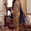 Adan Libas AL-807 Organza Sequence Embroidered Suit with Dupatta and Malai Trouser