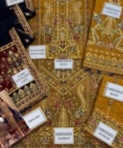 Step into elegance with the Adan Libas AL-807 Organza Heavy Sequence Embroidered 3 Piece Suit, a premium outfit designed for women who love luxury, glamour, and detailed handwork. This stunning ensemble features heavy sequence embroidery, hand embellishments, and hanging tassels, making it the perfect choice for weddings, parties, and formal events.