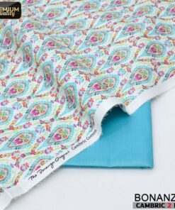 Bonanza Satrangi Cotton Cambric 2PC Suit for Women Stylish Daily Wear