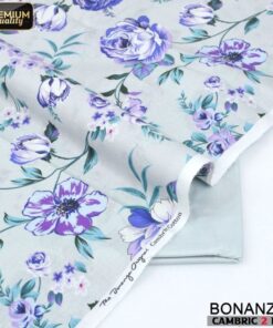 Bonanza Satrangi Cambric 2 Piece Suit Digital Print Office Casual Wear