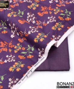 Bonanza Satrangi Cambric Cotton 2 Piece Suit Ladies Summer Collection