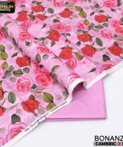 Bonanza Satrangi Cambric 2 Piece Suit Digital Print Soft Cotton Wear