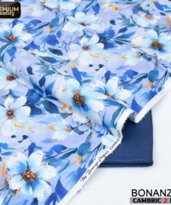 Bonanza Satrangi Cambric 2 Piece Suit Elegant Digital Printed Cotton