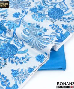 Bonanza Satrangi Cambric Cotton 2PC Suit Trendy Casual Outfit Women