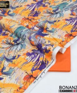 Bonanza Satrangi Cambric 2 Piece Suit Lightweight Cotton Summer Wear