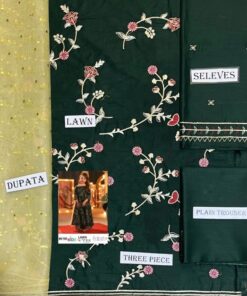 The Kids Lawn 3 Piece Embroidered Collection Design No 60 is designed for young girls who love a modern, elegant, and comfortable summer outfit. Perfect for ages 4 to 10–12 years, this suit offers a beautiful combination of premium lawn fabric, refined embroidery, and stylish finishing.