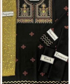 The Kids Lawn 3 Piece Embroidered Collection Design No 58 is designed for young girls who love a cute, elegant, and stylish summer outfit. Perfect for ages 4 to 10–12 years, this suit combines soft lawn fabric with delicate embroidery, making it ideal for everyday wear and festive occasions.