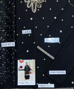 The Kids Lawn 3 Piece Embroidered Collection Design No 55 is specially designed for young girls who love a bright, cheerful, and stylish summer outfit. Perfect for ages 4 to 10–12 years, this suit combines premium lawn fabric with lively embroidery, making it ideal for both everyday wear and festive occasions.