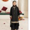 Bright kids lawn embroidered 3 piece suit design 55 for girls summer collection