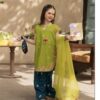 Stylish kids lawn embroidered 3 piece suit design 52 for girls summer collection