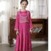 Chic kids lawn embroidered 3 piece suit design 47 for girls summer collection