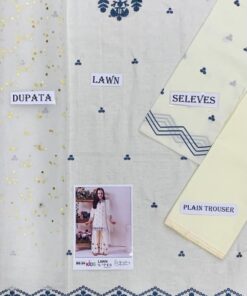 The Kids Lawn 3 Piece Embroidered Collection Design No 48 is designed to give young girls a fresh, lively, and stylish summer look. Perfect for ages 4 to 10–12 years, this outfit blends soft lawn fabric with playful yet elegant embroidery, making it ideal for both daily wear and special occasions.