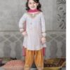 Unique kids lawn embroidered 3 piece suit design 42 for girls summer collection