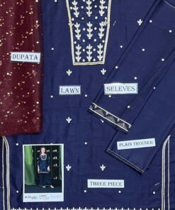 The Kids Lawn 3 Piece Embroidered Collection Design No 41 is designed to bring elegance and comfort together for young girls. This beautiful outfit is perfect for the summer season, offering a lightweight feel, breathable fabric, and stylish embroidery. Specially created for girls aged 4 to 10–12 years, this suit ensures both comfort and a trendy appearance.