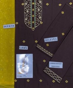 The Kids Lawn 3 Piece Embroidered Collection Design No 40 is a beautiful addition to the latest summer collection for young girls. Designed with care and creativity, this outfit combines comfort, elegance, and modern fashion trends. It is specially made for girls aged 4 to 10–12 years, ensuring both style and ease for daily wear and special occasions.