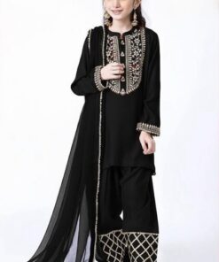 Kids lawn embroidered 3 piece suit design 39 for girls summer collection