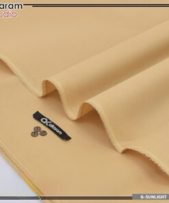 Alkaram men cotton suit sunlight color original unstitched