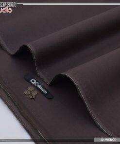 Alkaram men cotton suit wenge color original unstitched