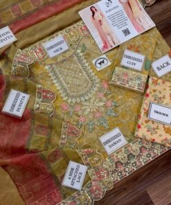 Upgrade your wardrobe with the Farasha FR-822 Premium Lawn Unstitched 3 Piece Suit, a perfect choice for women who love lightweight fabrics, elegant embroidery, and modern prints. This 2026 summer collection suit offers a beautiful combination of comfort, style, and premium finishing, making it ideal for daily wear, casual outings, and seasonal gatherings.